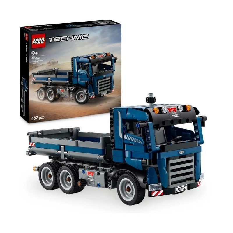 LEGO Technic 42203 Camion benne - Jeu de construction pour garçon des 9 ans - Idée cadeau