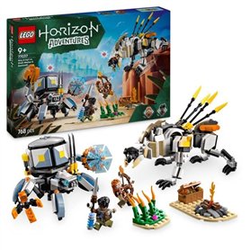 LEGO Horizon Adventures 77037 Aloy et Varl contre Testudien et Dents de scie - Jeu 9 ans