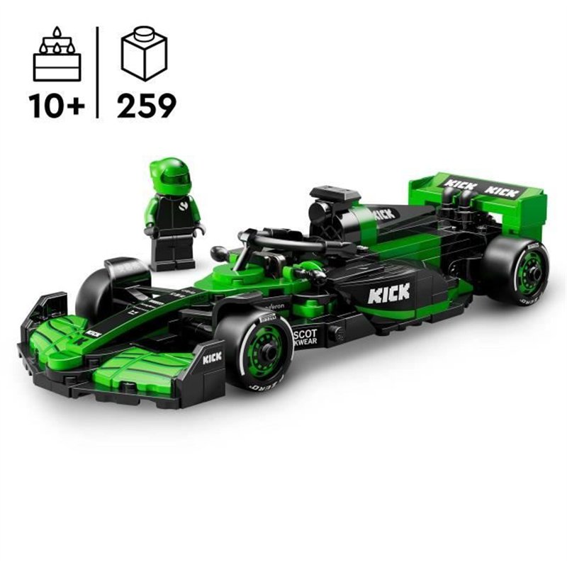 Image secondaire de LEGO Speed Champions 77247 Voiture F1 KICK Sauber Team C44 Jeu de construction des 10 ans