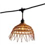 Guirlande lumineuse - LUMISKY - Hawaii Light - Raccordable - Extérieur - Abat-jour polyrotin - 10 ampoules filament E27 LED