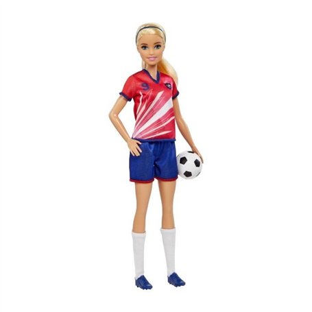 Barbie - Barbie Footballeuse - Poupée Mannequin - Des 3 ans