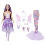 Barbie-Poupée Barbie Fantaisie Féerique-Coffret Avec Accessoires - 3 ans+- JCP74