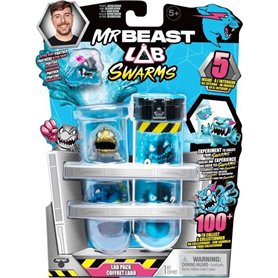 Figurines Miniatures - MrBeast Lab Swarms - 5 modeles aléatoires, 2,5 cm, plus de 100 a collectionner