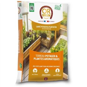 Terreau potager & Plantes aromatiques - OR BRUN - OBRTARO6U - 6L - Croissance rapide