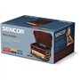 Platine rétro - SENCOR - STT 016 - 6 W - Lecteur CD/cassettes - USB - Marron