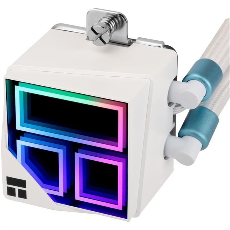 Image secondaire de Watercooling AIO - THERMALRIGHT - Frozen Infinity 240 - Blanc - Ventilateurs 2x120mm ARGB - Compatibilité Intel et AMD