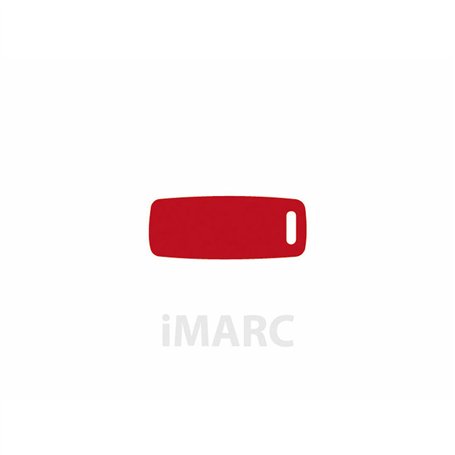 Plaque d'identification Imarc Baggage Rouge