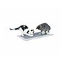 Grattoir pour Chats Trixie Gris Gris clair Polyester Sisal EVA 55 × 35 cm