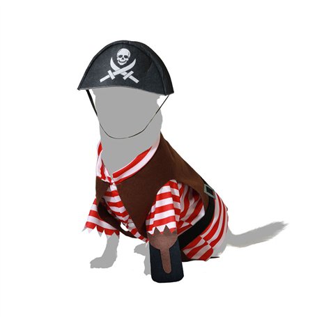 déguisement pour chien L Pirate