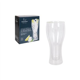 Set de Verres Inde Santa Clara Verre Borosilicaté 400 ml 2 Pièces