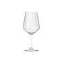 Set de verres à vin Inde Carre optics ø 9,8 x 22,2 cm 650 ml 6 Pièces