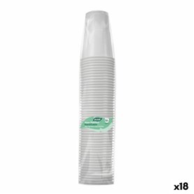 Set de Verres Inde Blanc 300 ml 50 Pièces (18 Unités)