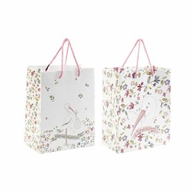 Sac en papier DKD Home Decor Plastique 2 Pièces