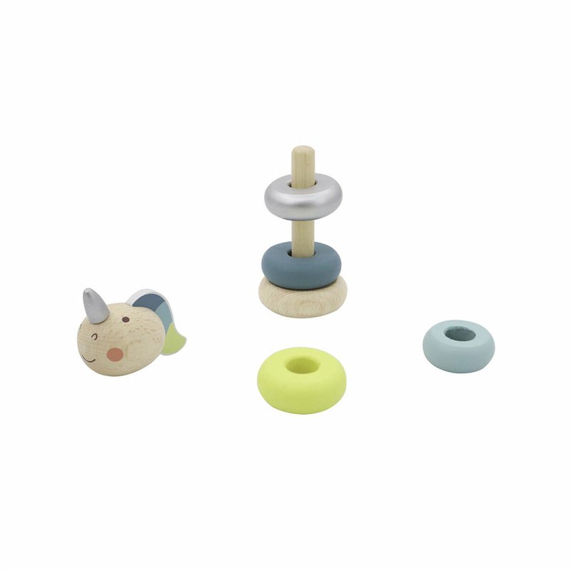 Image secondaire de Licorne DKD Home Decor Bois (6 x 6 x 13.5 cm) (2 pcs)