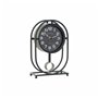 Horloge de table DKD Home Decor Verre Noir Fer (16.5 x 7 x 25 cm)