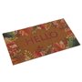 Paillasson Versa Hello Floral Thermoplastique Fibres de coco 40 x 2 x 70 cm