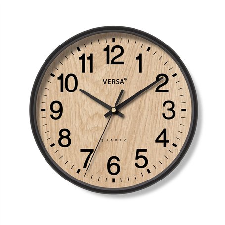 Horloge Murale Versa Plastique 4,3 x 30 x 30 cm