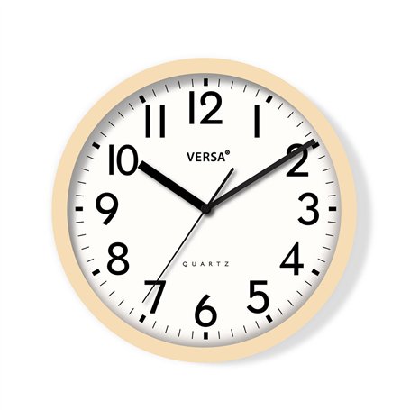 Horloge Murale Versa Plastique 4,8 x 31 x 31 cm