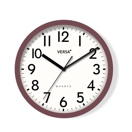 Horloge Murale Versa Plastique 4,8 x 31 x 31 cm