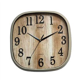 Horloge Murale Versa Plastique 4,5 x 30 x 30 cm