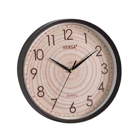 Horloge Murale Versa Plastique 5 x 30,6 x 30,6 cm