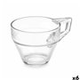 Tasse de café et de thé Vivalto ZLQ02/BHA6 Transparent verre 199 ml (6 Unités)