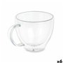 Tasse de café et de thé Vivalto OCT-DG2397 Transparent Verre Borosilicaté 140 ml (6 Unités)