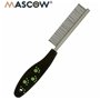 Brosse à Cheveux Mascow 27793 Noir Rouge Vert Polyester Acier 4 x 20,5 x 1,5 cm 12 Unités