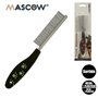 Brosse à Cheveux Mascow 27793 Noir Rouge Vert Polyester Acier 4 x 20,5 x 1,5 cm 12 Unités