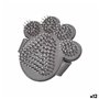 Brosse pour Chiens Mascow 336 Gris 10,5 x 10 x 3 cm (12 Unités)