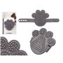 Brosse pour Chiens Mascow 336 Gris 10,5 x 10 x 3 cm (12 Unités)