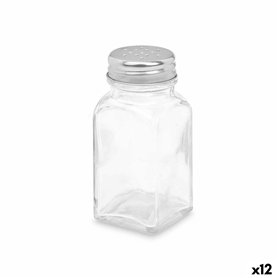 Salière Vivalto YHP-F0409/DH12 Transparent Métal verre 4 x 9 x 4 cm (12 Unités)