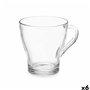 Tasse de café et de thé Vivalto 1 Transparent verre 280 ml (6 Unités)