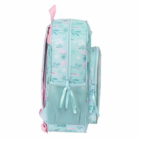 Cartable Frozen One heart Vert turquoise 33 x 42 x 14 cm