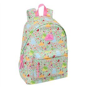 Cartable Disney Princess Bloom Vert Rose 31 x 43 x 13 cm