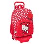 Cartable à roulettes Hello Kitty Iconic Blanc Rouge 33 x 42 x 14 cm