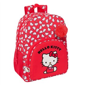 Cartable Hello Kitty Iconic Blanc Rouge 33 x 42 x 14 cm