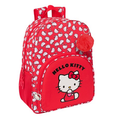 Cartable Hello Kitty Iconic Blanc Rouge 33 x 42 x 14 cm