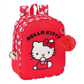 Cartable Hello Kitty Iconic Blanc Rouge 22 x 27 x 10 cm