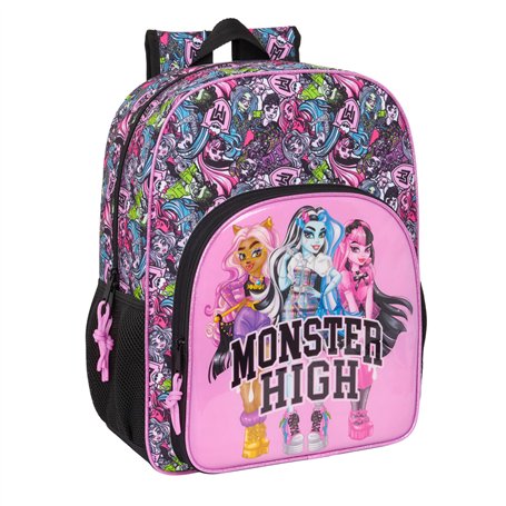 Cartable Monster High Drama Multicouleur 33 x 42 x 14 cm