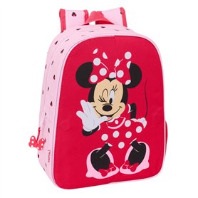 Cartable Minnie Mouse Naive Rose 26 x 34 x 11 cm