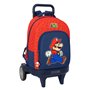 Cartable Super Mario Trick Rouge Bleu foncé 33 x 45 x 22 cm