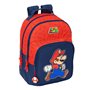 Cartable Super Mario Trick Rouge Bleu foncé 32 x 42 x 15 cm