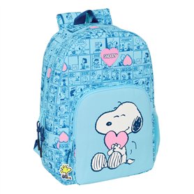 Cartable Snoopy Love Bleu 30 x 46 x 14 cm