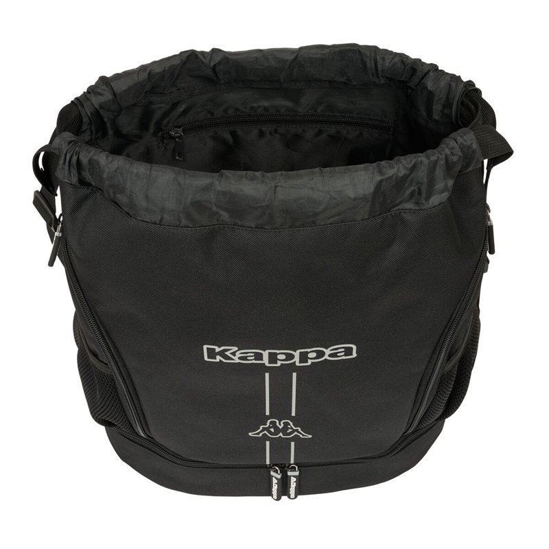 Image secondaire de Sac à dos serré par des ficelles Kappa Dark Noir 35 x 40 x 1 cm