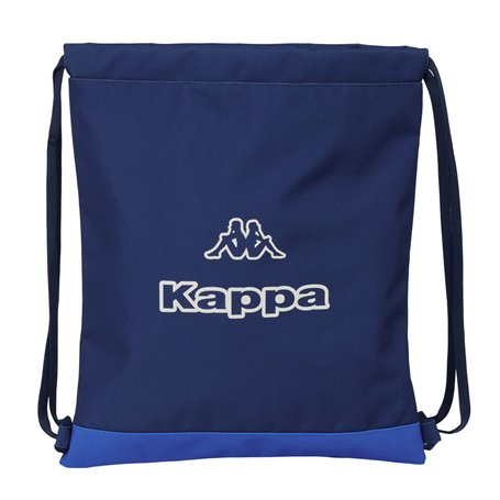 Sac à dos serré par des ficelles Kappa Rain Blue marine 35 x 40 x 1 cm