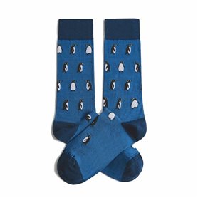 Chaussettes Jimmy Lion Penguins Bleu 36-40