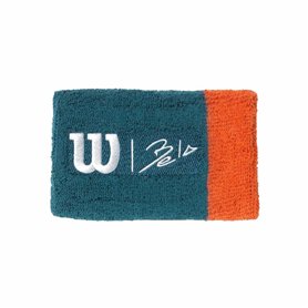 Poignet de Sport Wilson Bela Extra Wide Wrtbd II Bleu Taille unique