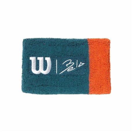 Poignet de Sport Wilson Bela Extra Wide Wrtbd II Bleu Taille unique