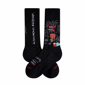 Chaussettes Jimmy Lion Basquiat Gem Spa Noir 36-40